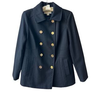 Michael Kors Black Wool Pea
Coat